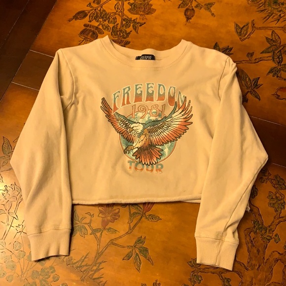 la la land Creative crop sweatshirt - Picture 5 of 6